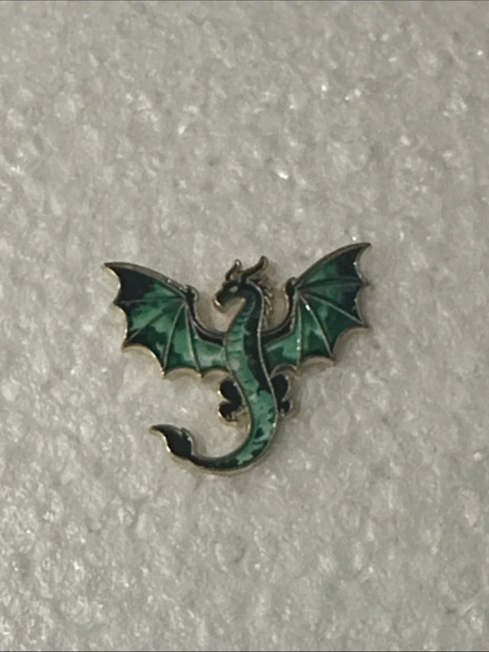 Green Dragon Enamel Pin